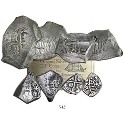 Denomination set of Mexico City, Mexico, 8-4-2-1 reales, Philip V, assayer J, housed in promotional