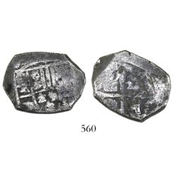 Mexico City, Mexico, cob 4 reales, Philip V, assayer not visible.