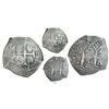 Image 1 : Lima, Peru, cob 8 reales, 1704H, three full dates (rare thus), ex-Bob Johnson (Real Eight).