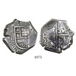 Seville, Spain, cob 8 reales, Philip IV, assayer R.