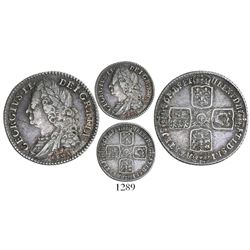 Great Britain (London, England), sixpence, George II, 1746, with LIMA below bust.