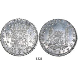 Mexico City, Mexico, pillar 8 reales, Philip V, 1735MF.