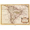 Image 1 : French copperplate-engraved map of South America entitled Amerique Meridionale by Nicolas Sanson (16