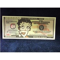 BETTY BOOP NOVELTY NOTE (L792-16)