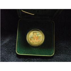 CALIFORNIA QUARTER COLORIZED BETTY BOOK LEGAL TENDER IN CASE (L792-17)