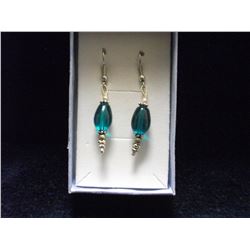 TOURMOLINE BEAD EARRINGS (L792-24)