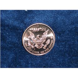 1 OZ PURE COPPER ROUND (L793-4)