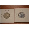(2) Canada Nickles: 1951 Low Relief, 1961