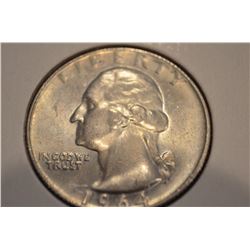 US Quarters: 1964-D BUNC