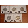 (5) 2007 Canada Quarter  - (Mixed) - UNC