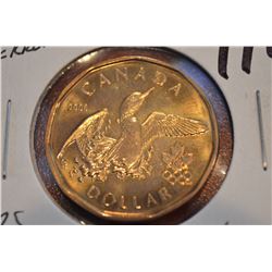 2008 Canada Dollar - Lucky Loonie - BU