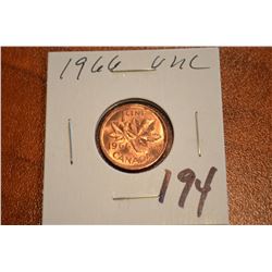 1966 Canada 1-Cent BU