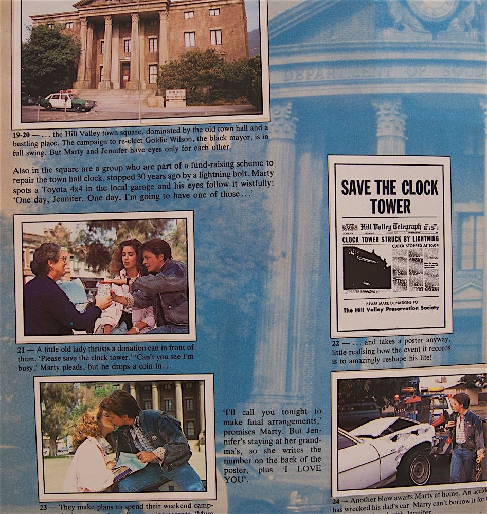 Back To The Future "Save The Clock Tower" Flyer
