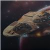 Image 3 : Star Trek - Keith Birdsong Cardiassian Galor Warship Painting