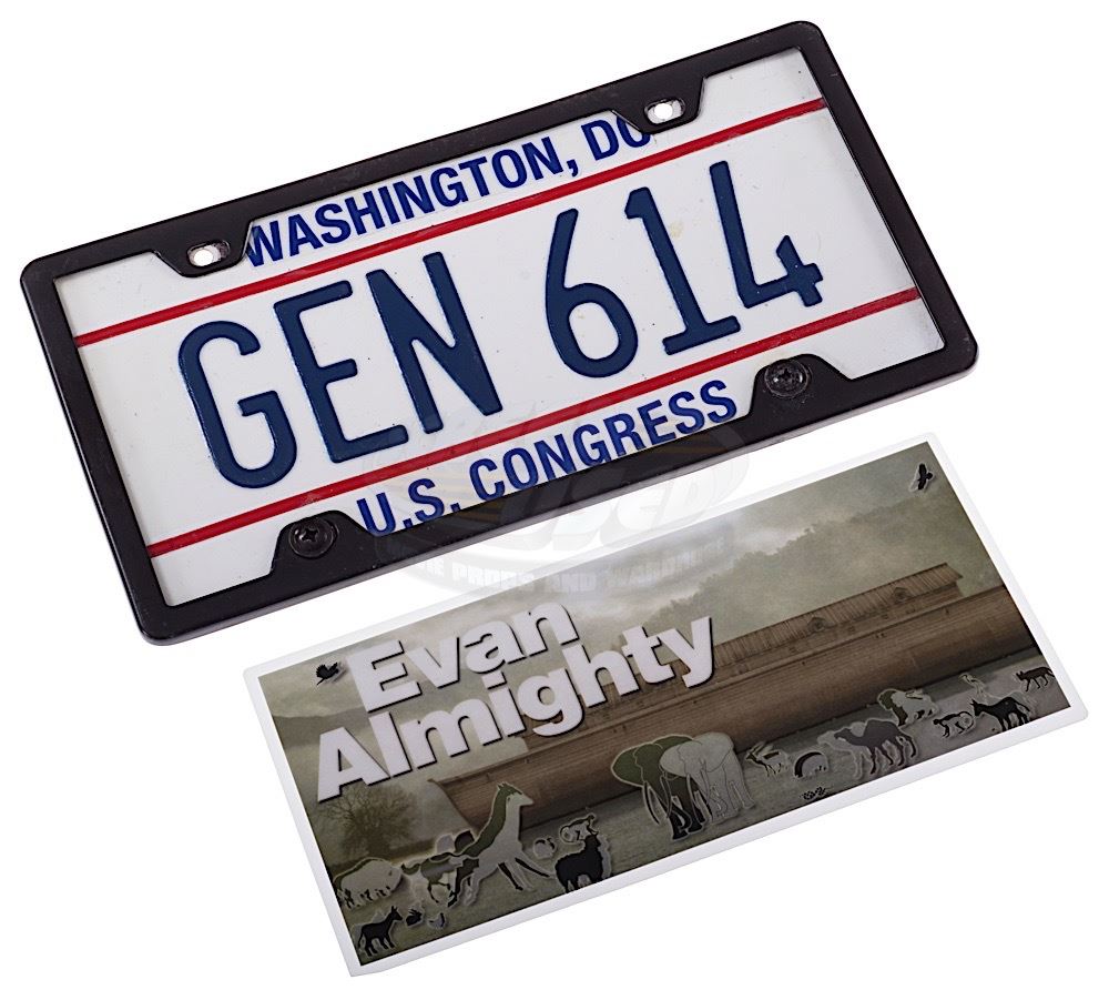 Evan Almighty - Evan's Hummer H2 License Plate (Steve Carell)