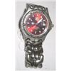Image 1 : TAG HEUER WATCH *EXTREMELY RARE* 300M-1000M WATER RESISTANT WITH BEAUTIFUL RED DIAL-BOOK VALUE CURRE