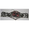 Image 2 : TAG HEUER WATCH *EXTREMELY RARE* 300M-1000M WATER RESISTANT WITH BEAUTIFUL RED DIAL-BOOK VALUE CURRE