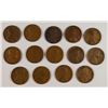 Image 1 : ( 14 ) 1922-D LINCOLN CENTS, BETTER DATE!