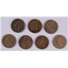 Image 1 : LOT OF ( 7 ) 1860 INDIAN CENTS GOOD-FINE