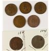 Image 1 : LOT OF ( 7 ) 1875 INDIAN HEAD CENTS, AG-VG  KEY DATE COINS