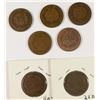 Image 2 : LOT OF ( 7 ) 1875 INDIAN HEAD CENTS, AG-VG  KEY DATE COINS