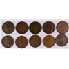 Image 1 : LOT OF ( 10 ) 1879 INDIAN HEAD CENTS, G/VG
