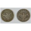 Image 2 : 1897 AND 1899 BARBER HALF DOLLARS, VG