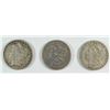 Image 1 : 3-MORGAN SILVER DOLLARS, 1882 VF, 1883 VF & 1882-S XF