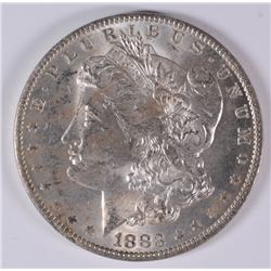 1883-O MORGAN SILVER DOLLAR, AU
