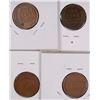 Image 2 : LOT OF ( 4 ) EARLY LINCOLN CENTS: 1910  AU, 1912-D VF, 1915  XF AND 1918-D VF