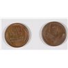 Image 2 : LOT OF ( 2 ) 1910 LINCOLN CENTS: ( 1 ) MS-64 WITH SOME RED.( 1 ) AU/BU