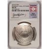 Image 1 : 2014 BASEBALL HALL OF FAME COMMEM SILVER DOLLAR NGC MS-70  RYNE SANDBERG LABEL