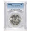 Image 1 : 1960-D FRANKLIN HALF DOLLAR, PCGS MS-64 FBL