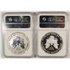 Image 2 : 2012-S AMERICAN SILVER EAGLE SET, NGC REVERSE PROOF PF-69 & PF-69 ULTRA CAMEO
