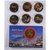 Image 1 : CASINO TOKEN LOT: SAM'S TOWN 20TH ANNIV BRASS COIN, 2-SILVER NEVADA PALACE