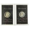 Image 2 : 1972 & 1973 PROOF IKE DOLLARS (BROWNE IKE'S) 40% SILVER