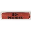 Image 1 : 1943 LINCOLN ONE CENT ROLL "STEEL CENTS " CHOICE BU IN ORIGINAL WRAPER!