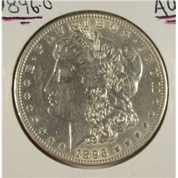 1896-O MORGAN DOLLAR AU