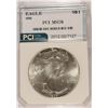 Image 1 : 1986 AMERICAN SILVER EAGLE, PCI MS-70 PERFECT!  BOOKS FOR $800.00