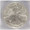 Image 2 : 2007 AMERICAN SILVER EAGLE, PCGS MS-70! PERFECT!