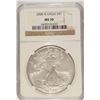 Image 1 : 2008 W AMERICAN SILVER EAGLE, NGC  MS-70!