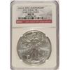 Image 1 : 2011 AMERICAN SILVER EAGLE, 25Th ANNIVERSARY EARLY RELEASES, NGC MS-70!