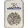 Image 1 : 2012 AMERICAN SILVER EAGLE, EARLY RELEASES, NGC  MS-70