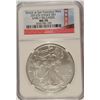 Image 1 : 2012 (S) AMERICAN SILVER EAGLE, EARLY RELEASES NGC MS-70