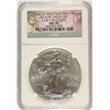 Image 1 : 2014 (W) AMERICAN SILVER EAGLE, EARLY RELEASES, NGC MS-70