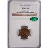 Image 1 : 1864 BR INDIAN HEAD CENT NGC MS-65 BN (CAC)
