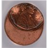 Image 2 : 1984 LINCOLN CENT (MAJOR MINT ERROR-STRUCK 45% OFF CENTER) ANACS MS-62 RED !!!