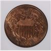 Image 2 : 1864 TWO CENT NGC MS-64 RB (CAC)