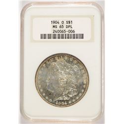 1904-O MORGAN SILVER DOLLAR, NGC MS-65 DPL  RARE!