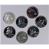Image 1 : ( 7 ) PROOF FRANKLIN HALF DOLLARS, 1959-1963  NICE!